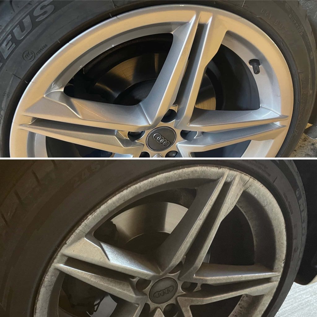 powder coat alloy wheel repairs in london